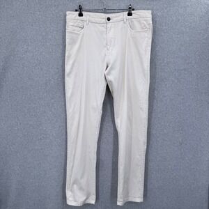 Buck Mason 5 Pocket Pant Mens 32 Vintage Canvas Straight Leg Preppy